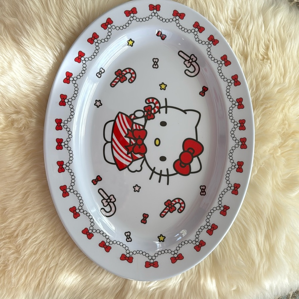 Sanrio Hello Kitty oval melamine platter